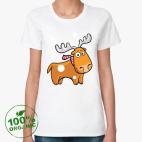 Женская футболка органик