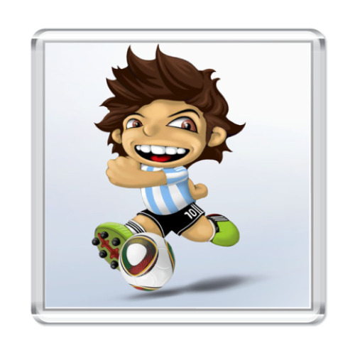 Магнит с принтом Lionel Messi