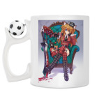 Кружка с футбольным мячиком