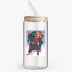 Банка с бамбуковой крышкой