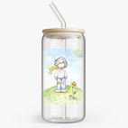 Банка с бамбуковой крышкой