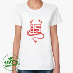 Женская футболка органик