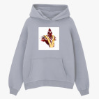 Толстовка худи оверсайз