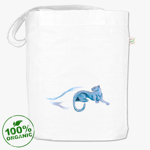 Сумка шоппер с принтом "Пантера"