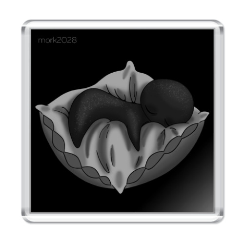 Магнит с принтом Сплюха