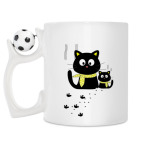 Кружка с футбольным мячиком