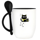 Кружка с ложкой