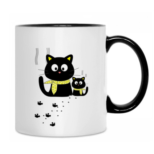 Кружка с принтом Китти