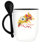 Кружка с ложкой