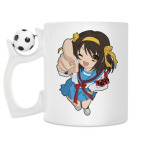 Кружка с футбольным мячиком