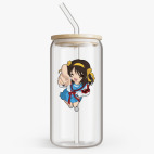 Банка с бамбуковой крышкой