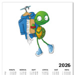 Чистюля Черепашонок с щеткой