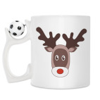 Кружка с футбольным мячиком