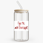 Банка с бамбуковой крышкой