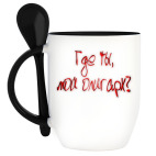 Кружка с ложкой