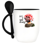 Кружка с ложкой