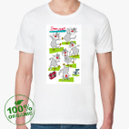 Мужская футболка органик