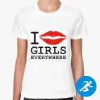 Женская спортивная футболка