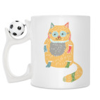 Кружка с футбольным мячиком