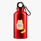 Металлическая бутылка 400 мл UV-DTF