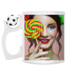 Кружка с футбольным мячиком