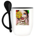 Кружка с ложкой