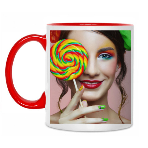 Кружка с принтом Леденец