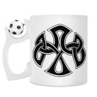 Кружка с футбольным мячиком