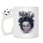 Кружка с футбольным мячиком