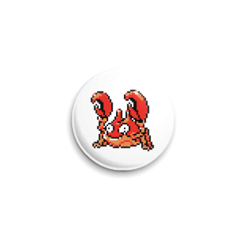 Значок 25мм с принтом  Krabby