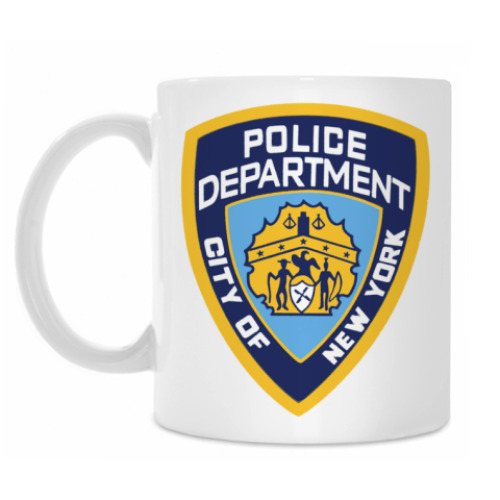 Кружка с принтом NYPD