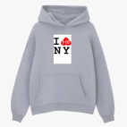 Толстовка худи оверсайз