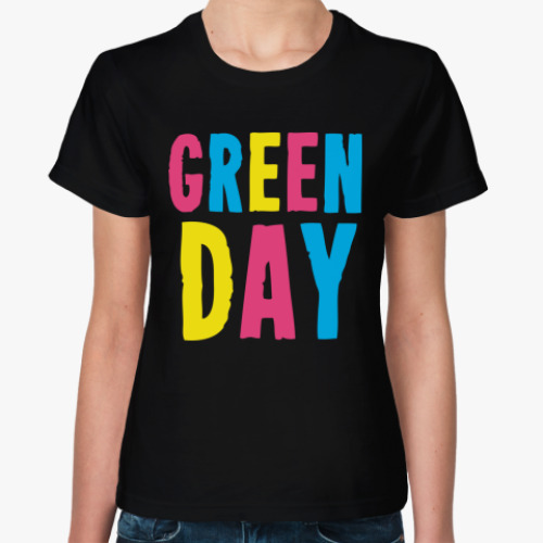 Женская футболка Green Day Uno Dos Tre