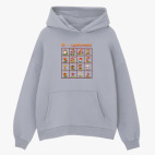 Толстовка худи оверсайз