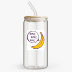 Банка с бамбуковой крышкой