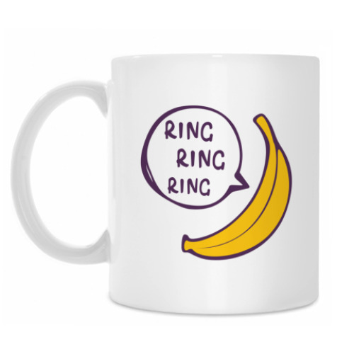 Кружка с принтом Banana phone