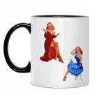 Кружка двухцветная