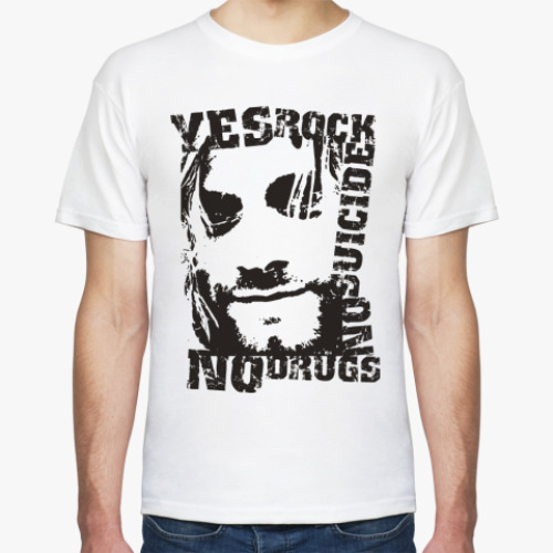Футболка с принтом Нет наркотикам