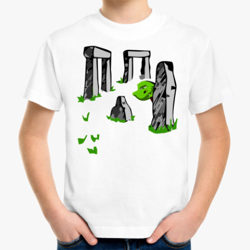 Детская футболка с принтом  'Дмозхендж'