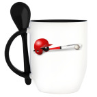 Кружка с ложкой