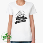 Женская футболка органик