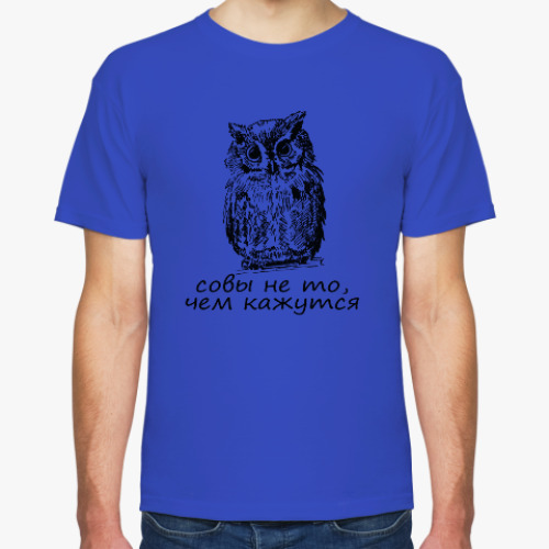 Футболка с принтом Сова