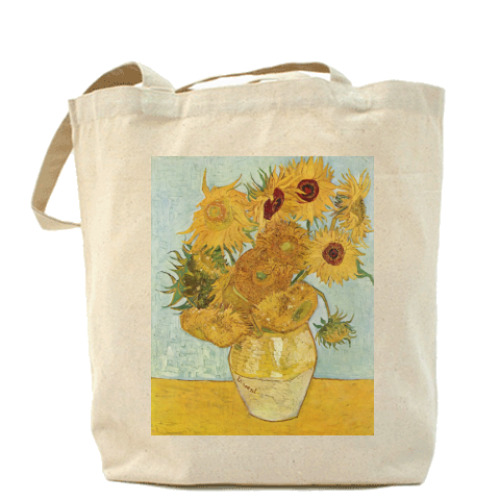 Сумка шоппер Подсолнухи. Ван Гог.