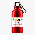 Металлическая бутылка 400 мл UV-DTF