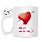 Кружка с футбольным мячиком