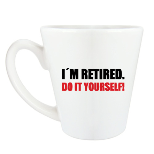 Чашка Латте с принтом 'Do it yourself!'