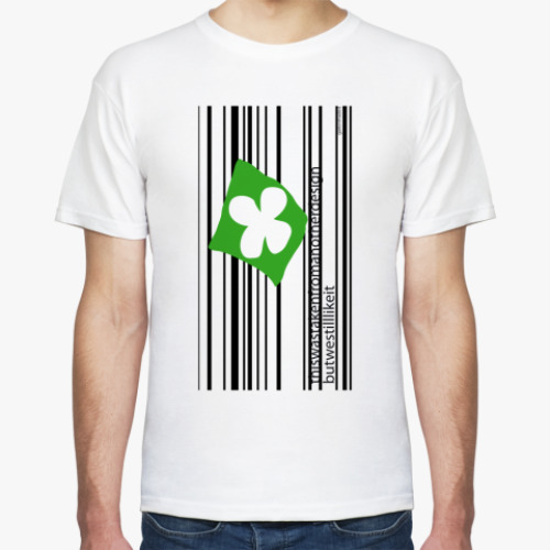Футболка с принтом Штрих-код