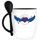 Кружка с ложкой