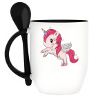 Кружка с ложкой