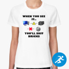 Женская спортивная футболка